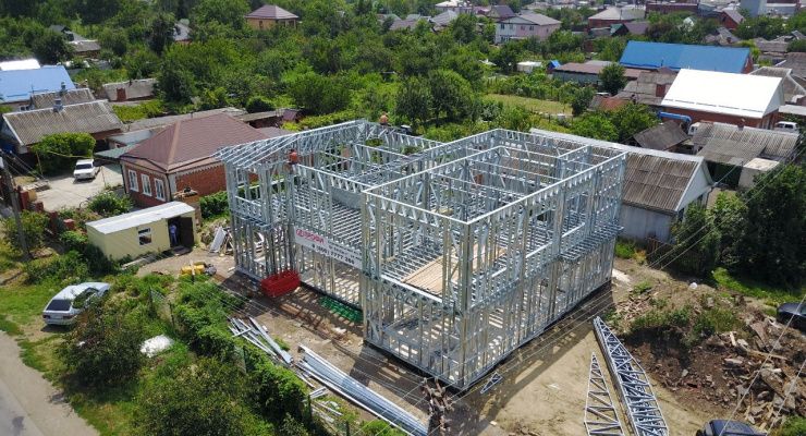 Офис из ЛСТК для компании: 410м²