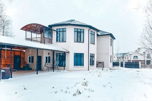 Дом из ЛСТК с гаражом: 200м²